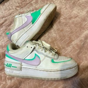 Nike Air Force 1 Shadow Purple & Green